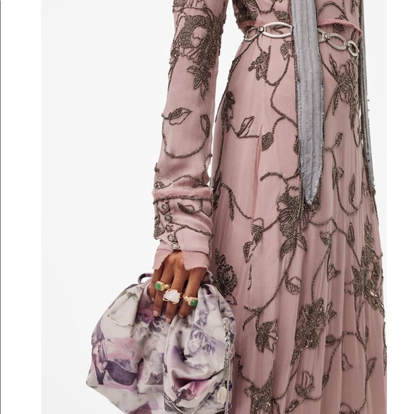 Zara limited edition long dress XS NWT - Picture 4 of 12